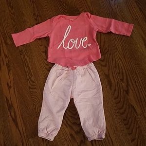 Adorable and Cozy Love - 2 piece outfit